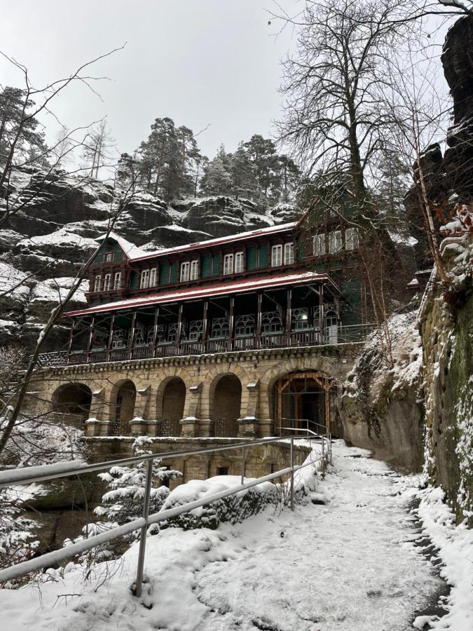 Bed and Breakfast U Vaclava Hřensko Exterior foto